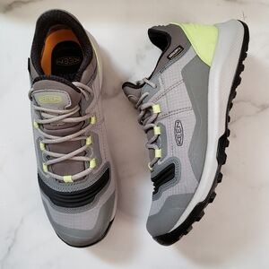 KEEN Tempo Flex Waterproof Hiking Sneakers Grey Size 7.5 NEW